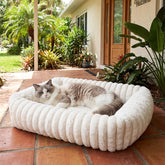 QOKO self-warming bed front view showing cozy warmth without electricity