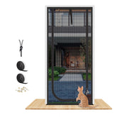 QWR reinforced cat screen door installed on a doorway for airflow