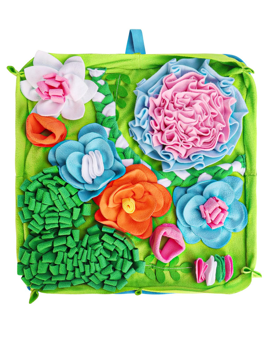Qxsnuvvlg Snuffle Mat closeup textures for engaging scent-based foraging