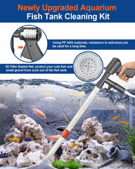 QZQ Cleaning kit accessories including temperature stickers and nets