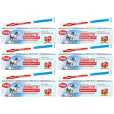 QZQAB Ivermectin horse paste syringe with apple flavor for easy deworming.