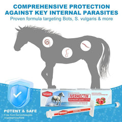 QZQAB ivermectin paste 0.21 oz per tube supports weight-based dosing