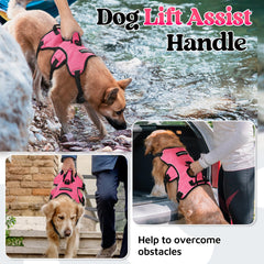 Rabbitgoo lift handle enables easy assistance over obstacles.