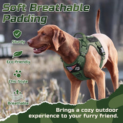 Rabbitgoo harness close-up of soft padding and breathable mesh for comfortable outdoor wear.