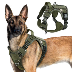 Rabbitgoo XL tactical dog harness with handle for secure control