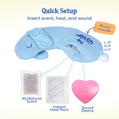 Race&Herd CuddleBun heartbeat-pocket toy shown with soft fabric for crate training use