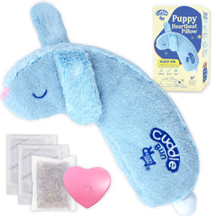 Race&Herd CuddleBun heartbeat toy blue close-up for puppy comfort and soothing heartbeat