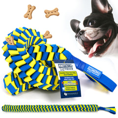 Race&Herd KnottyBall Xtreme close-up showing snuffle play for mental engagement.