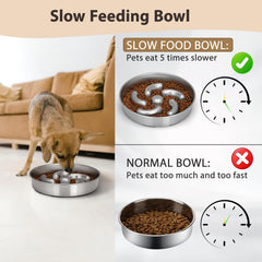 Ralory dishwasher-safe dog bowl for quick, simple cleanup.