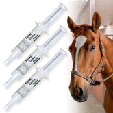Ramard Total Calm and Focus bottle provides calming support for horses during training