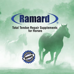 Ramard Total Tendon Repair being mixed into horse feed for daily use.