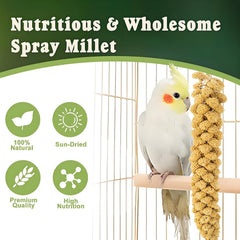 RANZ natural sun-dried millet spray preserves taste and aroma.