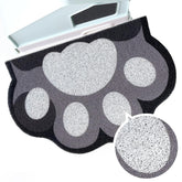 Rarenut Cute Cat Litter Mat 24x16 catches litter and protects floors.
