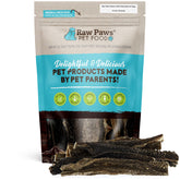 Raw Paws Green Lamb Tripe Sticks close-up texture aids dental chewing