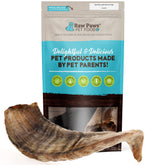 Raw Paws Lamb Horns for Dogs large 2-count pack showcases USA packaging and chew-ready form.