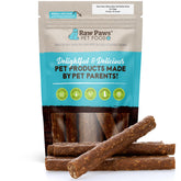 Raw Paws soft bully sticks for dogs: longer chew time with no rawhide