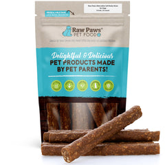 Raw Paws soft bully sticks for dogs: longer chew time with no rawhide