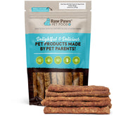 Raw Paws chicken soft sticks bag – cage-free protein for dogs and cats.