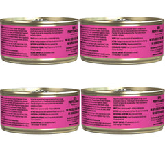 Rawz Duck and Duck Liver pate can closeup highlighting moisture-rich texture.