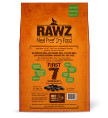 Rawz Meal Free dog food serving bowl emphasizes easy portioning