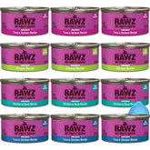 Rawz tuna-salmon shredded 3oz can promotes protein-rich bites for cats