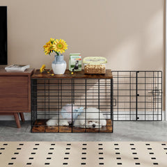 Rechgosh crate furniture top surface doubles as chic nightstand.