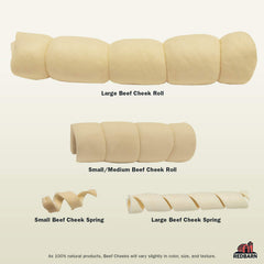 Redbarn Beef Cheek Rolls coated with chicken and carrot glaze for dogs