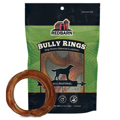 Redbarn Bully Rings packaging shows the 3-pack for easy storage and value.