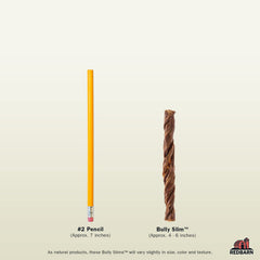 Redbarn Bully Slims smoky aroma provides a low-odor, natural flavor.
