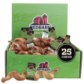 Redbarn Bully Springs 25-pack front view, long-lasting chew for dogs.