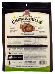 Redbarn Chew-A-Bulls dog enjoying a tasty, digestible dental treat.
