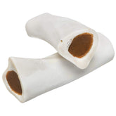 Redbarn filled dog bones in packaging, long-lasting chew for aggressive chewers