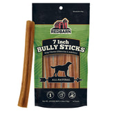 Redbarn Premium Bully Sticks 7-inch pack for dogs, long-lasting chew