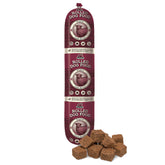 Redbarn Lamb Rolled Dog Food bag front for convenient storage until opened