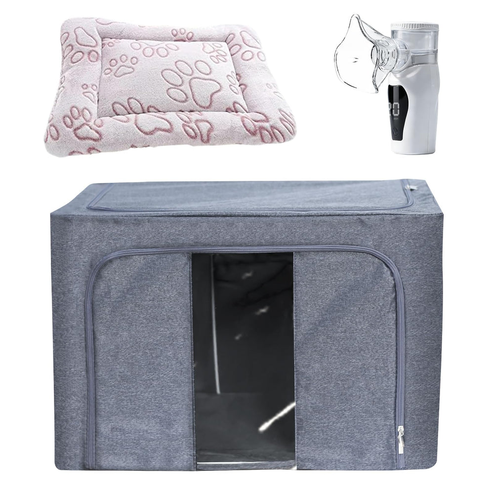 REDDOUDOU Pet Oxygen Chamber 100L offers roomy space for small pets.