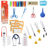 REDDODOU whelping kit bottle nipples for newborn feeding readiness.