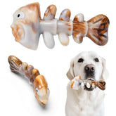 Reexsdfde tough dog toy featuring an indestructible beef bone aids durable chewing.