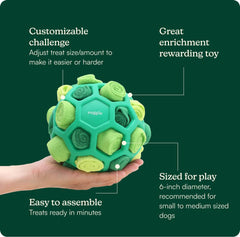 Reggie Forager Ball fabric-strip close-up supports sniffing and foraging fun.