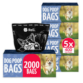 Reli dog poop bags bulk 2000-pack for easy long-term cleanup.