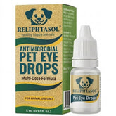 RELIPHTASOL eye drops bottle for daily pet eye care and hydration.