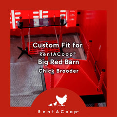 RentACoop hatchling liner ultra-absorbent polymer and wood pulp for dry bedding.