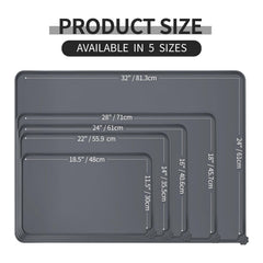 Reopet mat raised edge close-up highlights waterproof containment