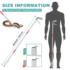 Repgfor durable aluminum snake grabber emphasizes lightweight strength
