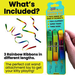 Repounce detachable ribbon attachments for quick, versatile wand refills