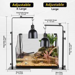 REPTI HOME stable base keeps lamp secure in terrarium