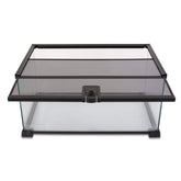 REPTI ZOO 10-gallon glass tank front view for clear habitat observation.