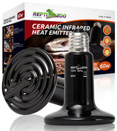 REPTI ZOO 2Pack ceramic heat emitters provide reliable warmth for terrariums