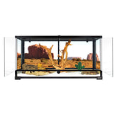 REPTI ZOO 50 gallon terrarium front view for easy feeding access