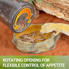 REPTI ZOO acrylic body clearly displays contents during preparation