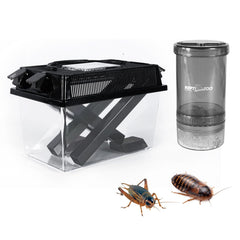REPTI ZOO Cricket Keeper and Mixer Kit for easy reptile feeding